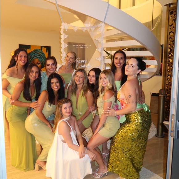 Peppermayo Perfect Places Low Rise Sequin Maxi Skirt - Picture 6 of 7